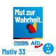 Wahlplakat Motiv 33 (Papier)