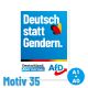 Wahlplakat Motiv 35 (Papier)