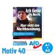 Wahlplakat Motiv 40 (Papier)
